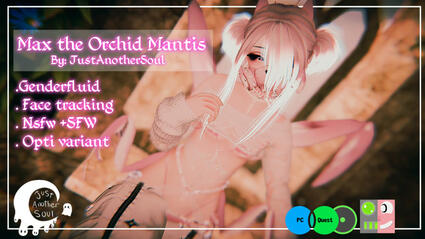 Max the Orchid Mantis by JustAnotherSoul