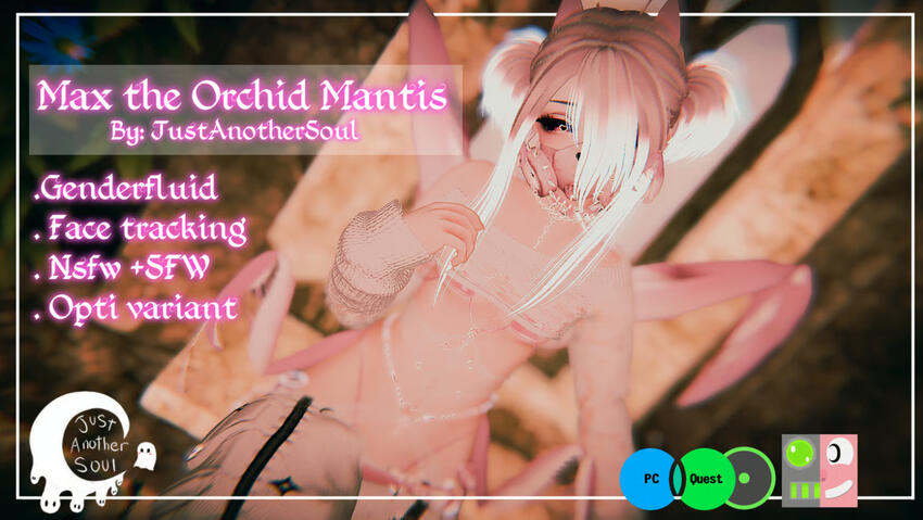 Max the Orchid Mantis by JustAnotherSoul