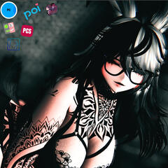 Salem the Goth Bunny by Moonolithium